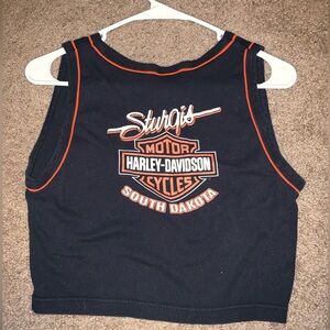 Harley-Davidson vintage crop top